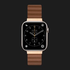 Ремінець LAUT Novi Luxe для Apple Watch 38/40/41mm (Sepia Brown)