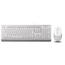 Комплект (клавіатура, миша) A4Tech F1010 White USB