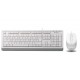 Комплект (клавіатура, миша) A4Tech F1010 White USB