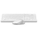 Комплект (клавіатура, миша) A4Tech F1010 White USB