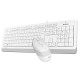 Комплект (клавіатура, миша) A4Tech F1010 White USB