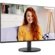 TFT 23.8" AOC 24B3CA2, IPS, 100Гц, 1мс, HDMI, USB-C, USB-hub, колонки, чорний