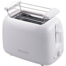 Тостер BROCK BT 1008 WH 750Вт/ 2 відділення/мех. управління/розморожування/білий