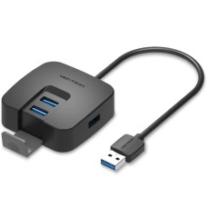 Хаб USB 3.0 -> 4хUSB 3.0 Black 1.0 м. Vention