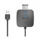 Хаб USB 3.0 -> 4хUSB 3.0 Black 1.0 м. Vention