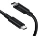 Кабель USB4.0 Thunderbolt Type-C M-M, 0,8 м, Gen 3 100W 40Gbps 8K@60Hz Choetech