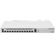 Маршрутизатор Mikrotik CCR2004-1G-12S+2XS Cloud Core Router with Annapurna Alpine AL32400 Cortex A57 CPU (4-cores, 1.7GHz per core), 4GB RAM, 1x Gigabit RJ45 port, 12x 10G SFP+ cages, 2 x 25G SFP28 cages, RouterOS L6, 1U rackmount case, Dual PSU