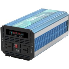 Інвертор Choetech з зарядкою, функція ДБЖ 12\220V 1000Вт, чиста синусоїда