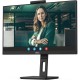 TFT 27" AOC Q27P3QW, QHD, IPS, 75Hz, 2xHDMI, DP, USB-hub, webcam, HAS, Pivot, колонки, чорний