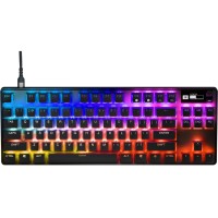 Клавіатура ігрова SteelSeries Apex Pro TKL UA HyperMagnetic Switches, OmniPoint 2.0, OLED