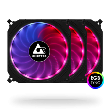 Вентилятор для корпуса 120mm*3 Chieftec Tornado CF-3012-RGB fan set