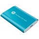 SSD external, USB 3.2 Gen1 Type-C  500Gb, HP P500, TLC, Blue, синій, Retail