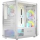 Корпус LogicConcept PORTOS MESH+GLASS ARGB fans 3x120mm WHITE без БЖ mATX