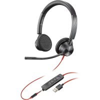 Гарнітура Poly BlackWire C3325 M USB-A +3.5mm Plug HS Stereo