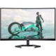 TFT 27" Philips 27M1C3200VL, VA, вигнутий, 165Hz, 1ms, 2хHDMI, DP, чорний