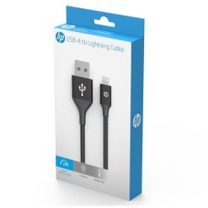 Кабель USB AM-Lightning M, 1.0 м, чорний, DHC-MF100 HP