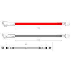 Кабелі підключення FSP PS5120E, LiFePo4 battery, 51.2V 100Ah, 90% DOD