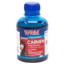 Чорнило WWM Universal Carmen для Сanon серій PIXMA iP/iX/MP/MX/MG Cyan (CU/C) 200г