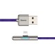 Кабель USB 3.1 AM-Lightning M, 2 м, 1.5A, 90° з кольоровою індикацією Пурпуровий, CAL7C Baseus