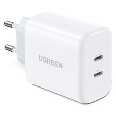 Зарядний пристрій 2xUSB 40W PD (2xType-C) PD CD243 Ugreen Білий