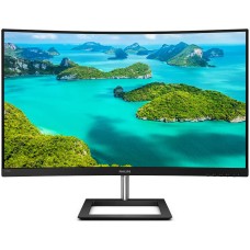 Монітор TFT 27" Philips 272E1CA, VA, вигнутий, D-Sub, HDMI, DP, колонки, чорний