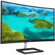 Монітор TFT 27" Philips 272E1CA, VA, вигнутий, D-Sub, HDMI, DP, колонки, чорний