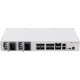 Комутатор MikroTik Cloud Router Switch 510-8XS-2XQ-IN with QCA9531 650 MHz CPU, 128 MB RAM, 98DX4310 switch chip, 2x100G QSFP28 ports, 8 x 25G SFP28 ports, 1 x 100Mbit Eth port for management, RouterOS L5, desktop enclosure, dual hot-swap PSU