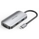 Док-станція USB3.1 Type-C --> HDMI/VGA/USB 3.0/PD 100W Hub 4-in-1 Vention