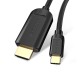 Адаптер-кабель Vention USB Type-C - HDMI (M/M), 2 м, Black (CGUBH)