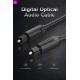 Кабель оптоволоконний Vention Optical Toslink, 1 m, Black (BAEBF)