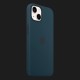 Оригінальний чохол Apple Silicone Case with MagSafe для iPhone 13 (Abyss Blue) (MM293)