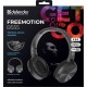 Навушники з мікрофоном Defender FreeMotion B555 Bluetooth, чорні