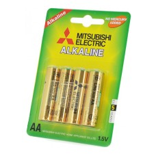 Батарейка AA/LR06, 1.5V, Лужна, Mitsubishi, Card/4pcs