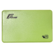 Зовнішня кишеня Frime SATA HDD/SSD 2.5", USB 2.0, Plastic, Green (FHE14.25U20)