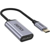 Перехідник USB 3.1 Type-C --> Displayport F 4K 60Hz cірий Choetech