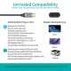 Перехідник USB 3.1 Type-C --> Displayport F 4K 60Hz cірий Choetech