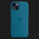 Оригінальний чохол Apple Silicone Case with MagSafe для iPhone 13 (Blue Jay) (MM273)