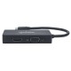 Док-станція USB3.1 Type-C --> HDMI/DVI-I/VGA Black Manhattan