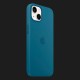 Оригінальний чохол Apple Silicone Case with MagSafe для iPhone 13 mini (Blue Jay) (MM1Y3)