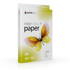 Фотопапiр PrintPro матовий 190г/м2 A4 100арк. (PME190100A4)