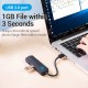 Хаб USB 3.0 -> 3хUSB 3.0/2хTRS Audio/USB Micro 1.0 м. Vention