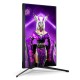 TFT 27" AOC AGON AG274QZM, QHD, IPS, 240Гц, 1 мс, 2х HDMI, USB-C, DP, USB-hub, HAS, Pivot, колонки