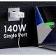 Зарядний пристрій 3xUSB 140W GaN (2хUSB-C+USB-A) CD289 with C to C Cable 1.5 м White Ugreen