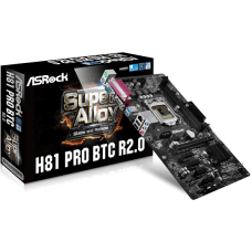 ASRock H81 PRO BTC R2.0/REF (1150/H81, 2*DDR3, 1xPCI-Ex16, 5xPCI-Ex1, 2xSATAIII, GLan, 5.1ch, ATX)