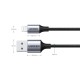 Кабель USB AM-Lightning M, 2.0 м, 2.4A, Чорний, US199 UGREEN