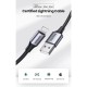 Кабель USB AM-Lightning M, 2.0 м, 2.4A, Чорний, US199 UGREEN