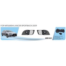 Фари дод. модель Mitsubishi Lancer Sportback 2008-15/MB-382/H11-12V55W/ел.проводка (MB-382)