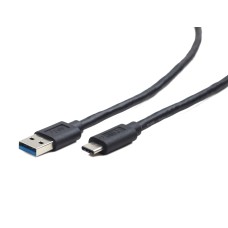 Кабель USB 3.1 AM-Type-C M, 1.5 м, Kingda, 5Gbps, чорний