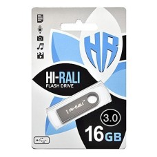 Флеш-накопичувач USB3.0 16GB Hi-Rali Shuttle Series Silver (HI-16GB3SHSL)