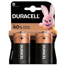 Батарейка Duracell Alkaline D/LR20 BL 2шт